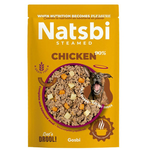 Natsbi Steamed Dog Chicken 200grs